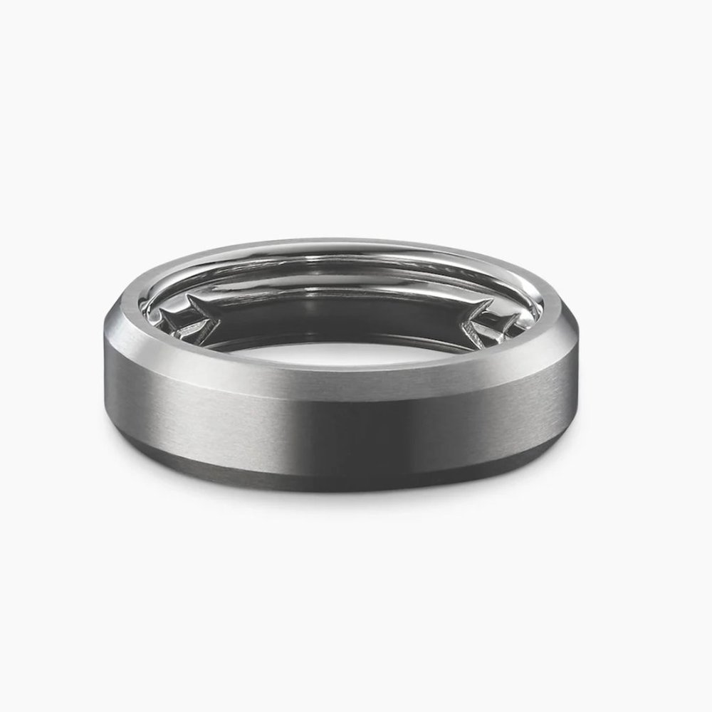 David Yurman Beveled Titanium Band